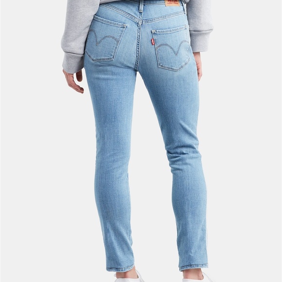 Levi's Classic Mid Rise Side Stripe Skinny Jeans - Picture 6 of 6